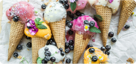 colorful ice cream